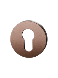Set cilinderrozetten rond - Bronze blend