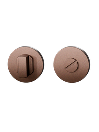 Toiletgarnituur rond - Bronze blend