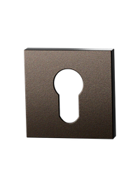 Set cilinderrozetten vierkant - Dark blend