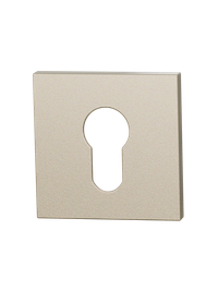 Set cilinderrozetten Entree vierkant - Champagne blend
