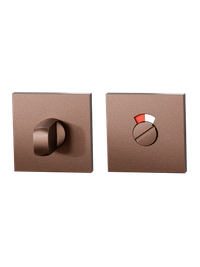 Toiletgarnituur Entree vierkant - Bronze blend